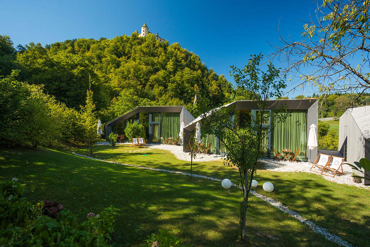 The apartments below Podčetrtek Castle
